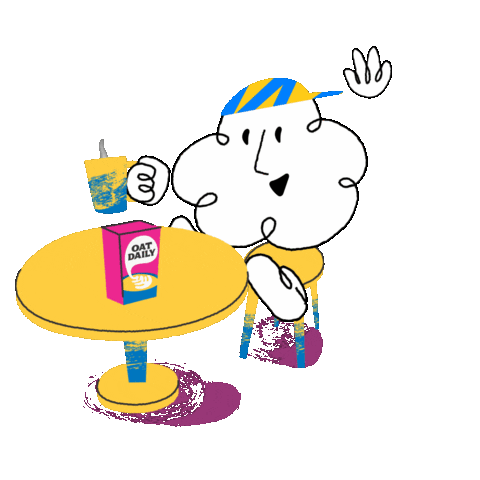 Happy Coffee Sticker by OatDaily