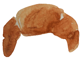 Croissant Good Morning Sticker
