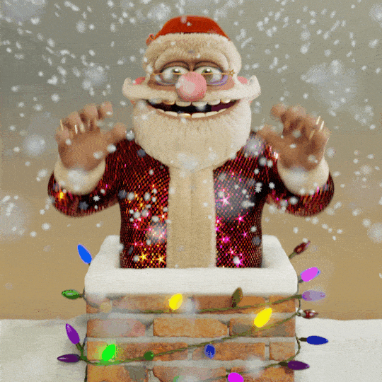 Merry Christmas GIF by mattbag3d by mattbag3d