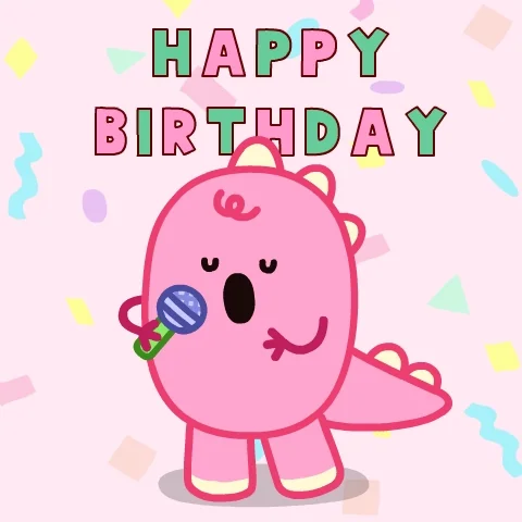 Feliz Cumple Happy Birthday GIF by DINOSALLY