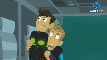 Scared Cartoon GIF by Mola TV Kids