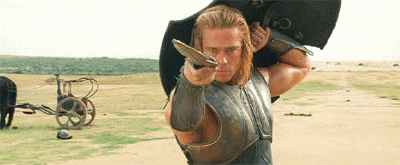 brad pitt achilles GIF