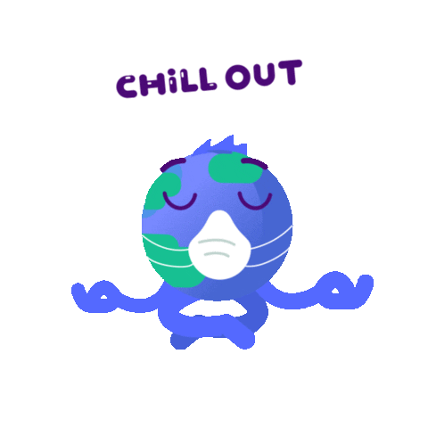 Chill Out Sticker by Manne Nilsson