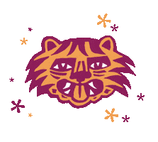 Tiger Sticker by pajama_pantry