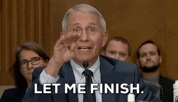 Hold Up Fauci GIF by GIPHY News
