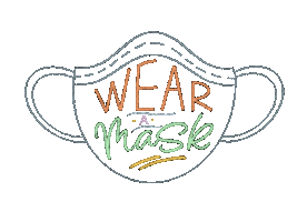 Mask Stay Safe Sticker