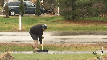 water shoveling GIF