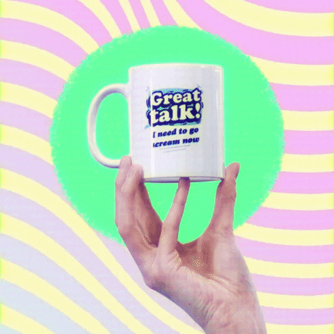 Adsomenoise coffee trippy hand great GIF