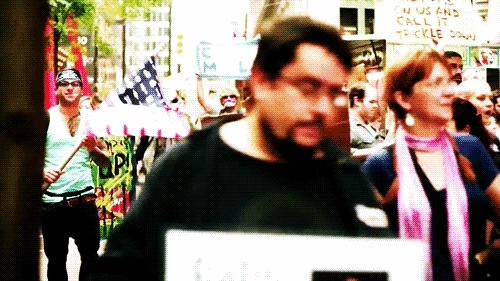 protesting occupy wall street GIF