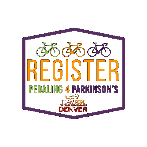 Register P4P Sticker by Pedaling 4 Parkinson's