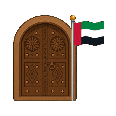 Emirati Uae Flag Sticker by Year Of Community
