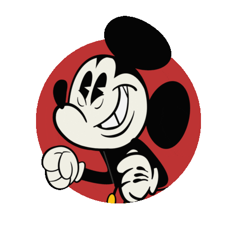 Happy So Excited Sticker by Mickey Mouse for iOS & Android | GIPHY