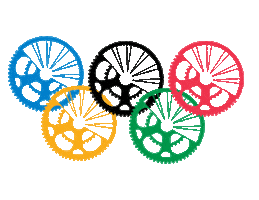 Cycling Olympics Sticker by purvelo cycle studios