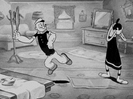 olive oyl picture frame GIF