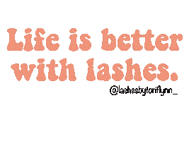 Lashes Lash Extensions Sticker by Tori Flynn @ FF