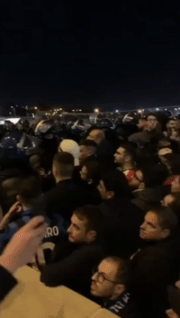 Inter Milan Fans Stuck Outside Porto Stadium