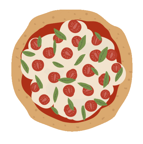 Pizza Time Sticker by Angelic Bakehouse