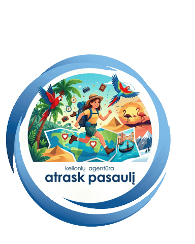 Atraskpasauli Atrask Pasauli Travel Holiday Vacation Travel Agency Keliones Atostogos Sticker by Atrask pasauli