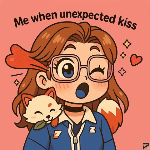 Wait What Kiss GIF by Persona