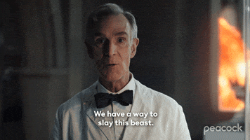 Bill Nye Fight GIF by Peacock