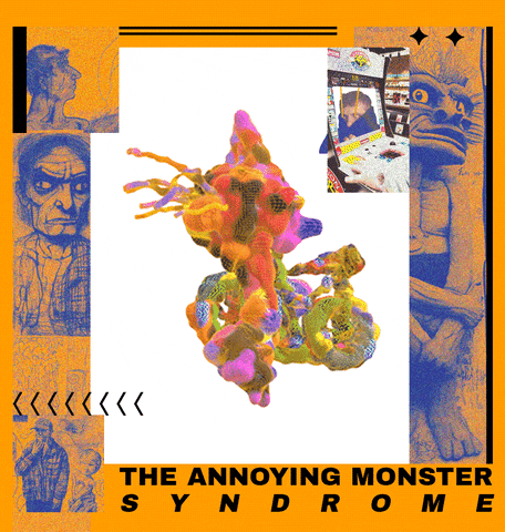 demonego glitch monster collage syndrome GIF