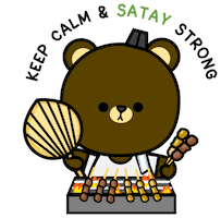 Bear Singapore Sticker by Our Hawker Culture