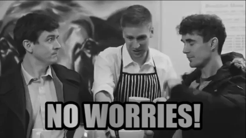No Worries Fah Gif By Foilarmsandhog Find Share On Giphy