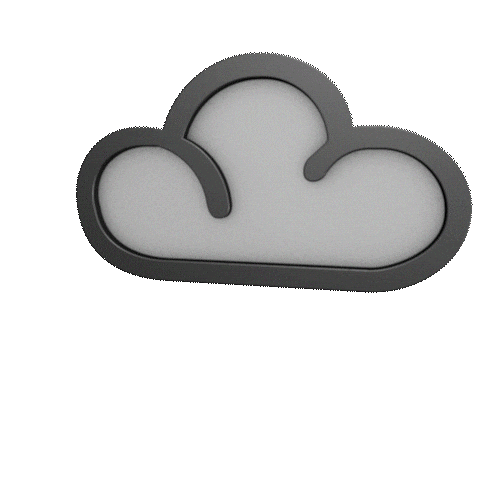 3D Raining Sticker by Met Office weather