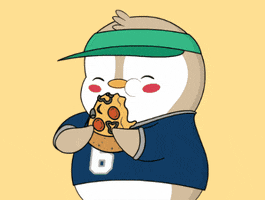 Hungry Pizza Time GIF by Pudgy Penguins