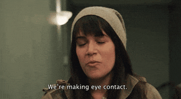 eye contact GIF by Broad City