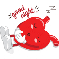 Good Night Sleep GIF by Singapore Heart Foundation