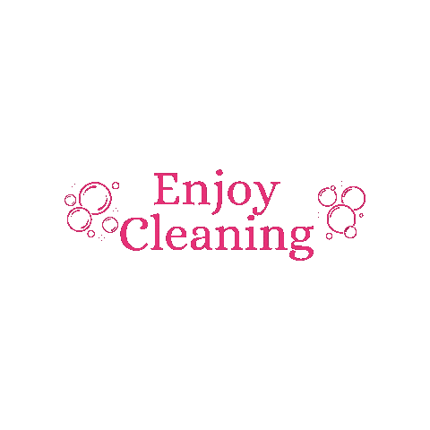 Pink Bubbles Sticker by Enjoy Cleaning - Riekie Leander
