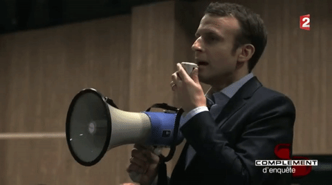 Emmanuel Macron Discours GIF by franceinfo - Find & Share on GIPHY