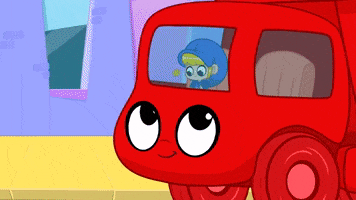 Driving Best Friends GIF by moonbug