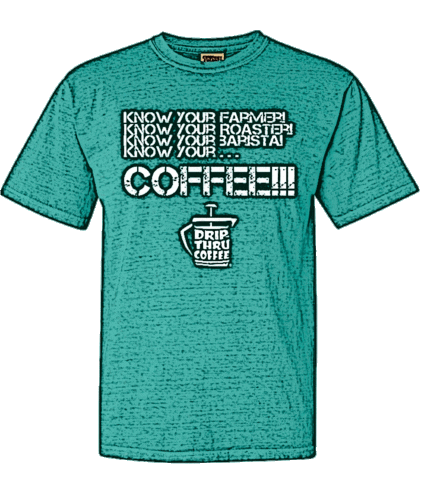 Drip-Thru Coffee Sticker