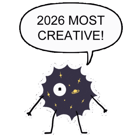 Blinky Sticker by Inkverse