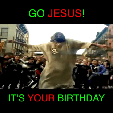 birthday jesus GIF