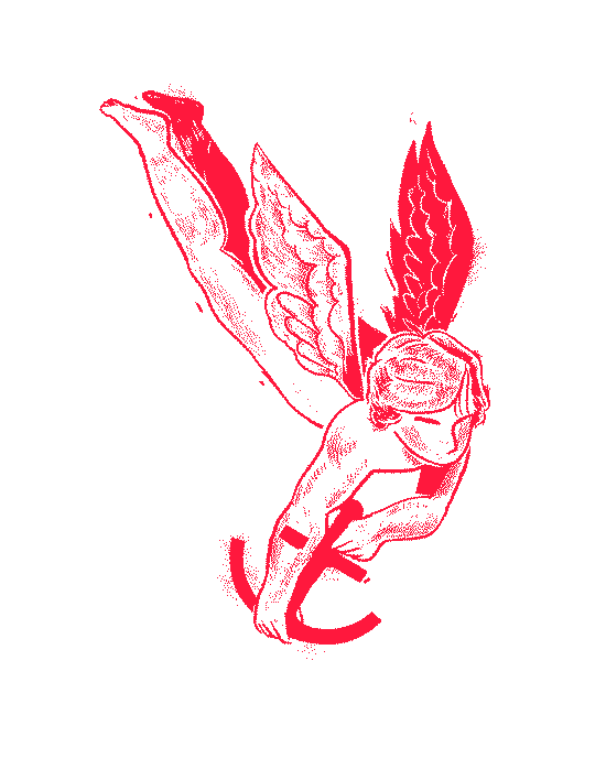 Cherub Sticker by Anchor Stone Productions