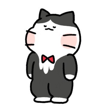 Cat Thanks Sticker