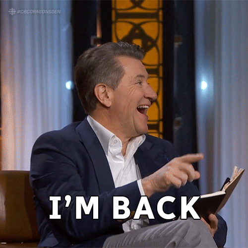 Im Back Dragons Den GIF by CBC