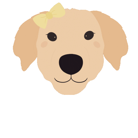Golden Retriever Love Sticker
