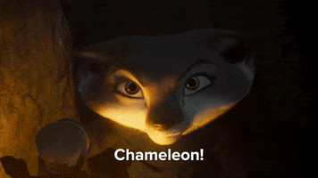 Dreamworks Chameleon GIF by Kung Fu Panda 4