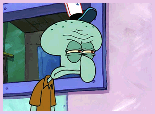 angry squidward