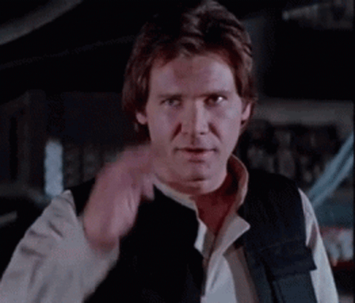 Image result for star wars han solo gif