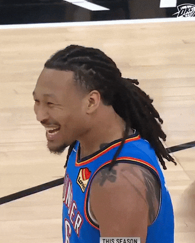 Oklahoma City Smile GIF by OKC Thunder