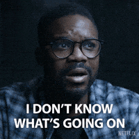 Im Confused Jovan Adepo GIF by NETFLIX
