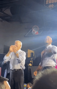 Wes Moore And Joe Biden Groove At Campaign Event