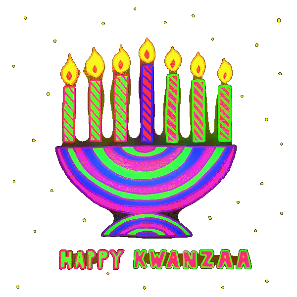 Nia Happy Kwanzaa Sticker by Patricia Battles