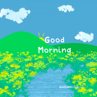 Good Morning Water GIF by Daffodilanicreations