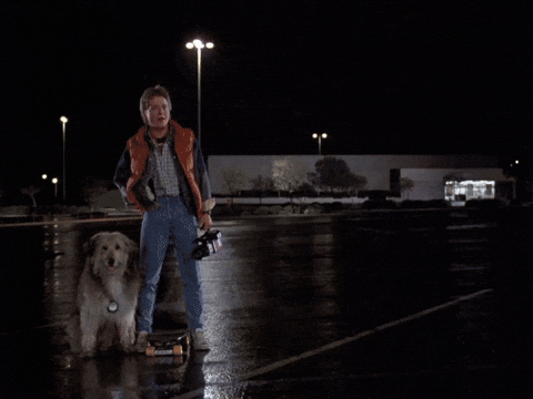 Doc Brown Car GIF by Back to the Future Trilogy - Find & Share on GIPHY